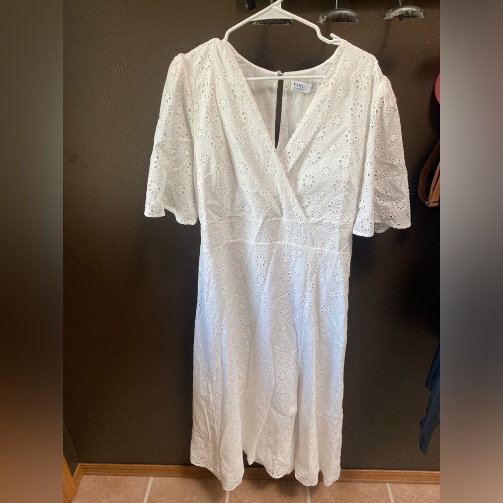 BRAND NEW white dress